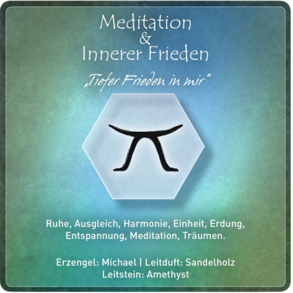"Meditation & Innerer Frieden" Edelsteinessenz